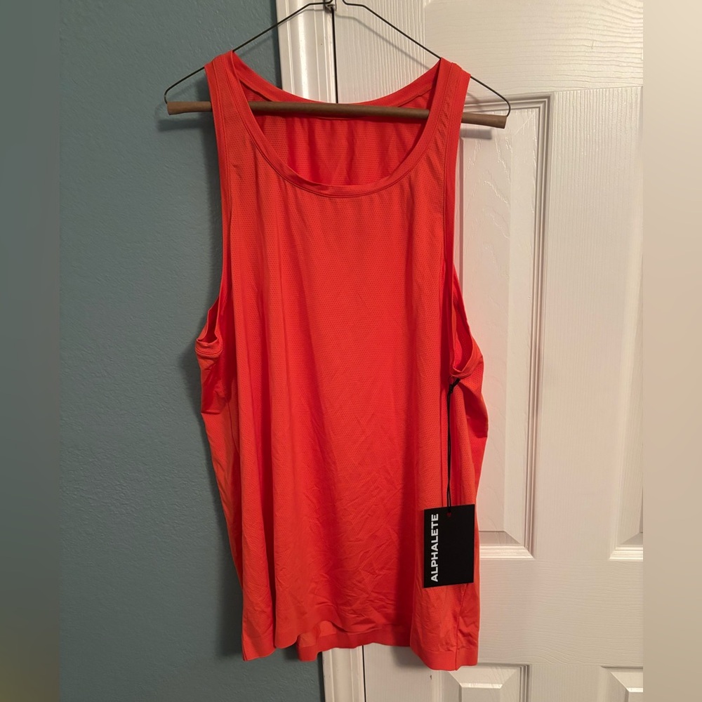 Orange Alphalete tank top NWT